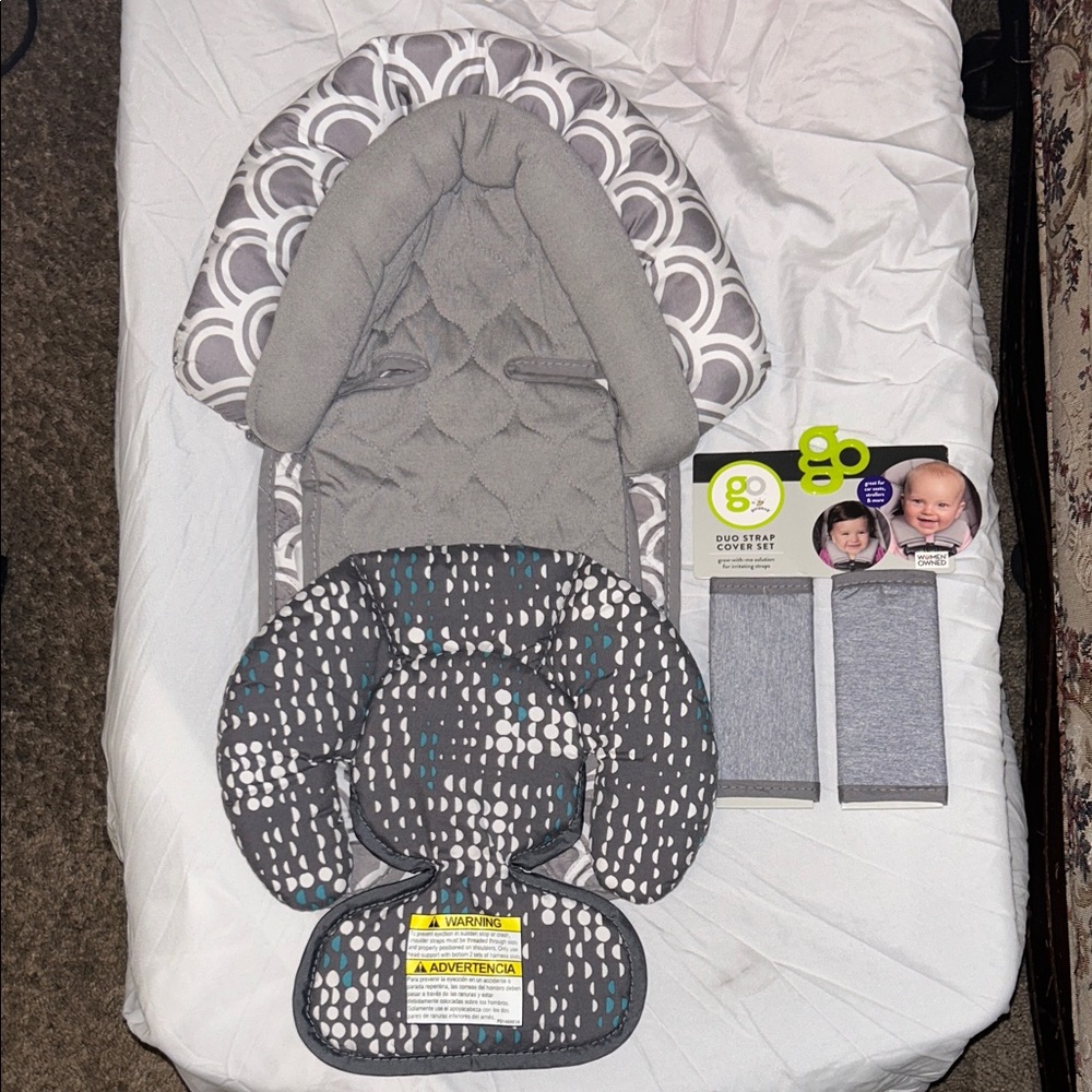 Go by Goldbug Gray Infant Head Support